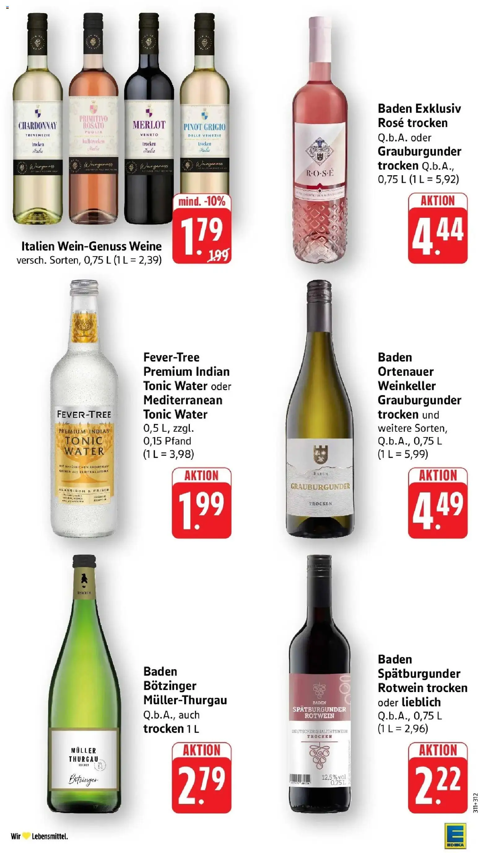Edeka Prospekt Lahr (ab 31.08.2026) » Angebote Online | Seite: 34 | Produkte: Rotwein, Rotwein trocken, Merlot