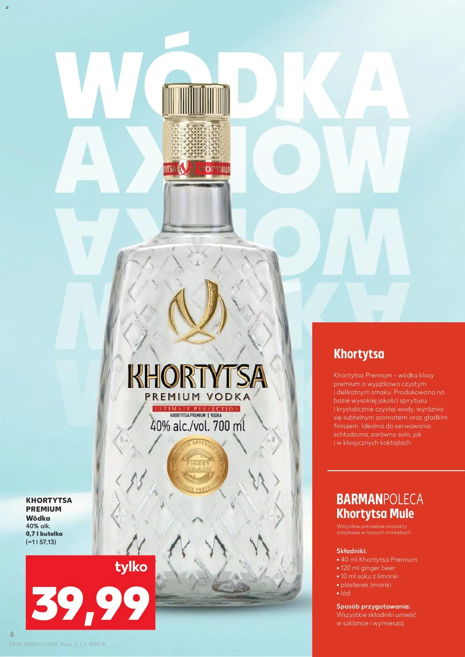 Kaufland Polsko leták - Barek od 11.06.2026 | Strana: 4 | Produkty: Ginger Beer, Vodka