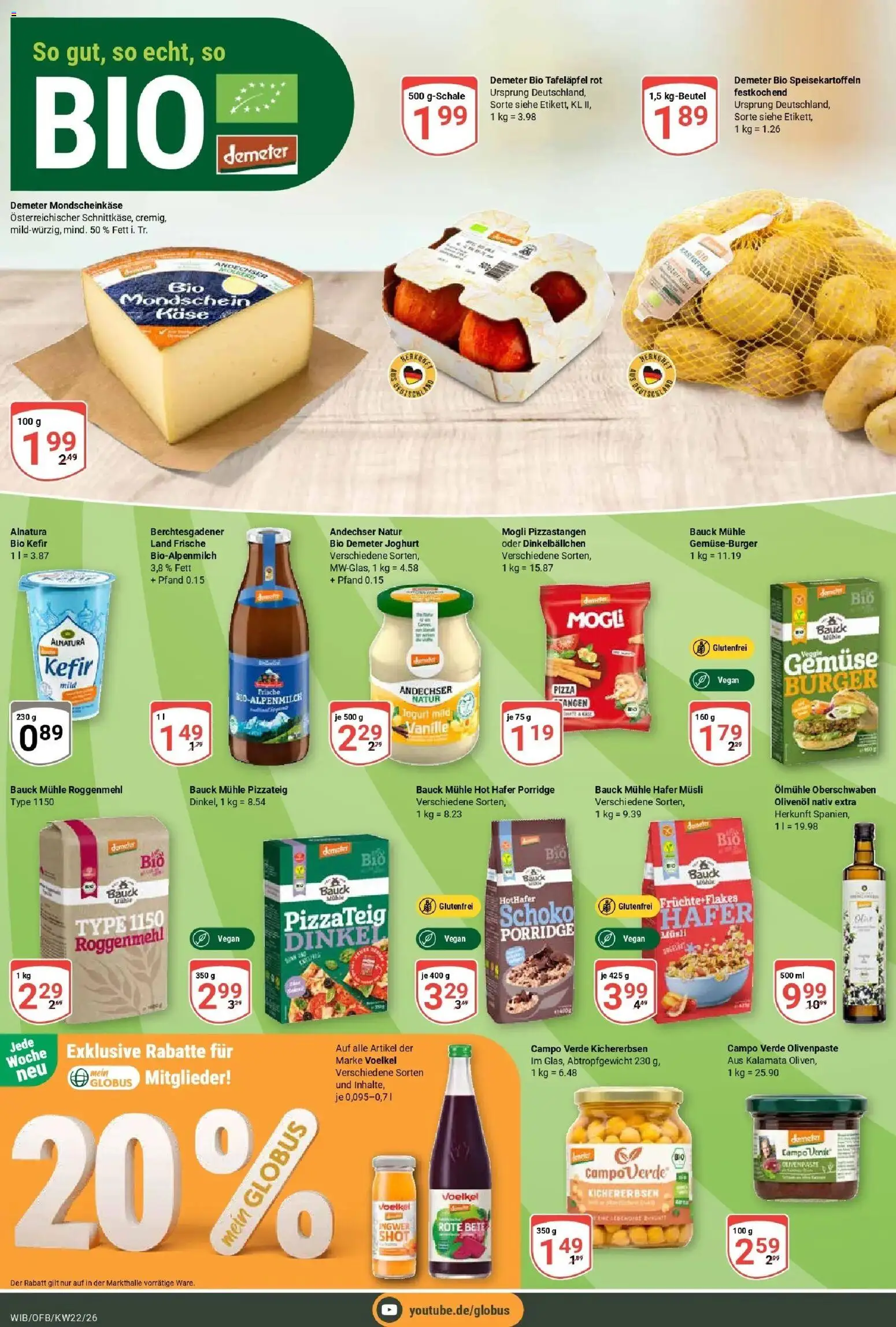 Globus Prospekt Wiesbaden-Nordenstadt – gültig ab 26.05.2026 | Seite: 11 | Produkte: Musli, Olivenol, Burger, Pizza