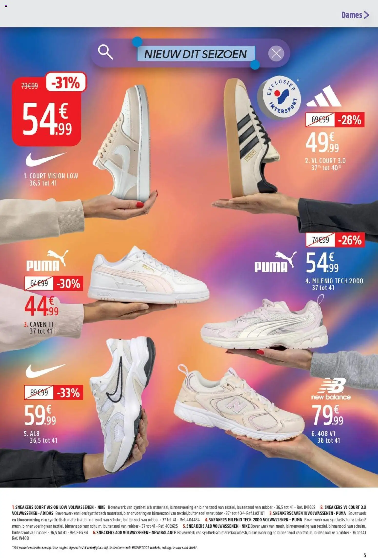 {H1} | Pagina: 5 | Producten: Sneakers