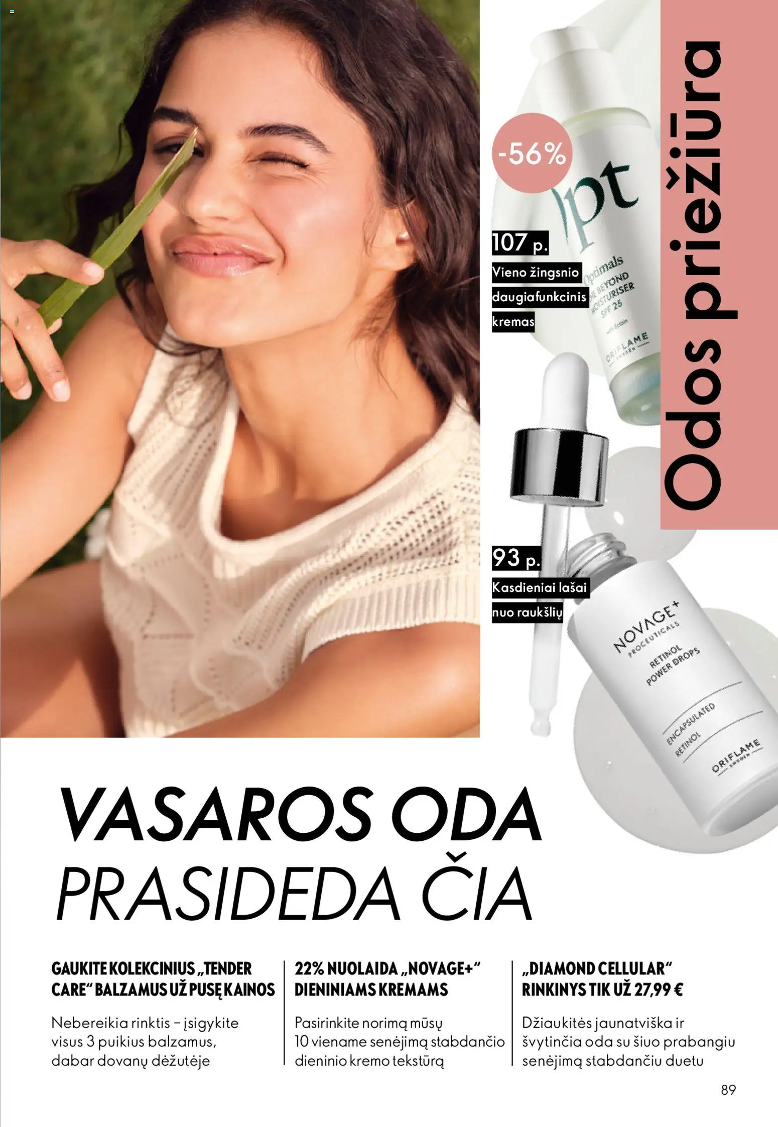 Oriflame akcijos nuo 24.06.2026 | Puslapis: 89 | Prekių: Kremas