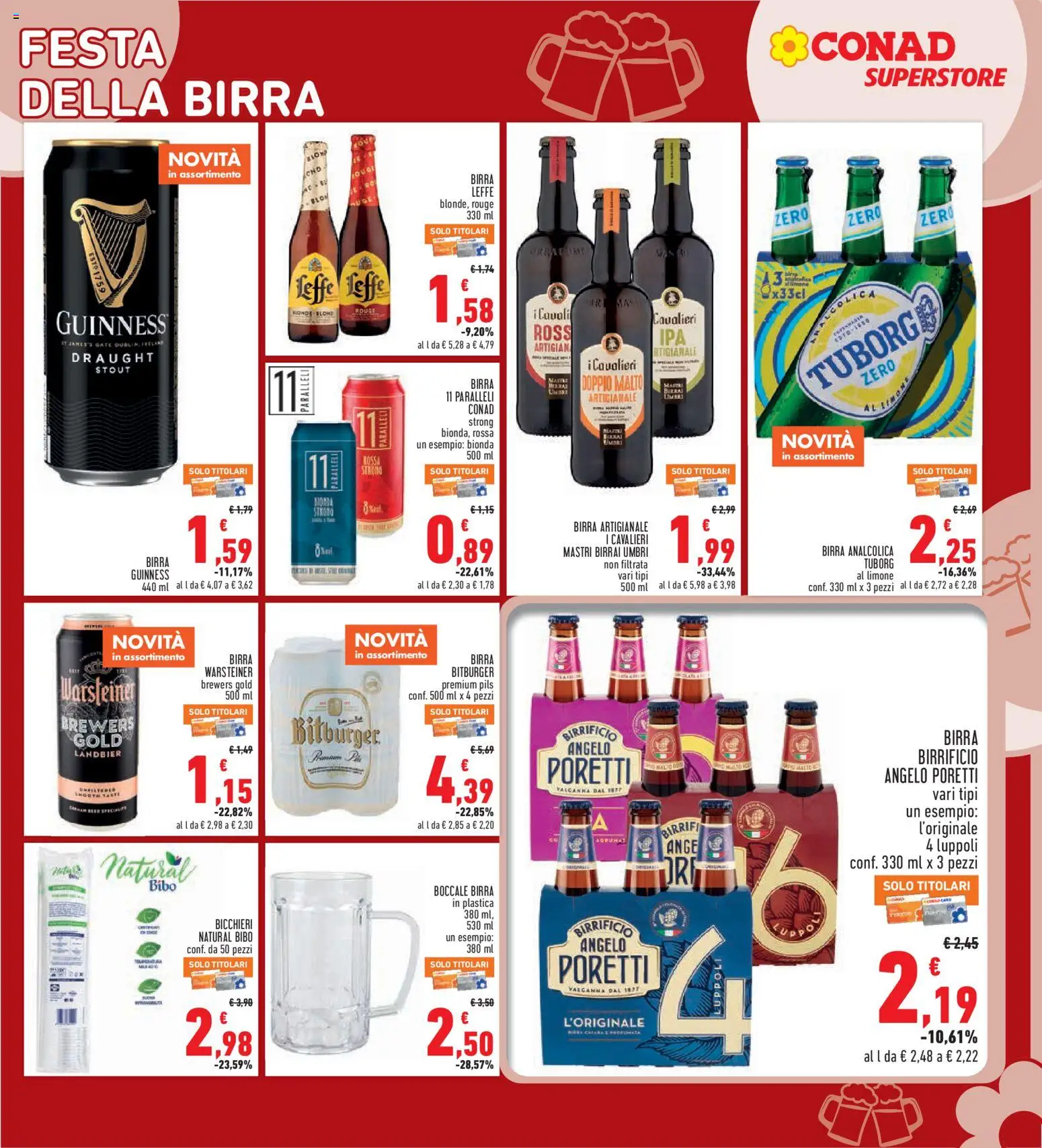 Volantino Conad del 18.06.2026 | Pagina: 21 | Prodotti: Birra, Limone