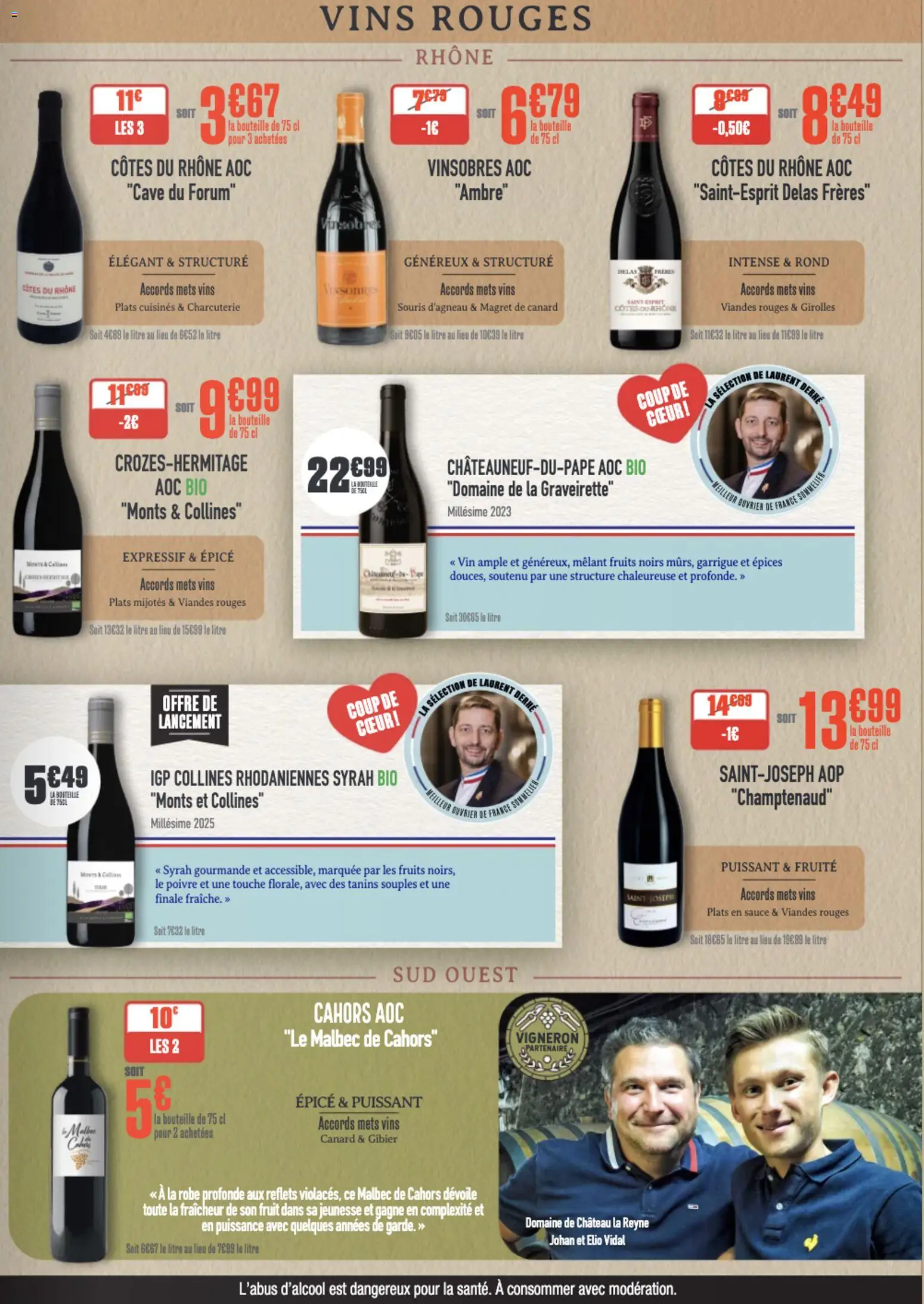 {H1} | Page: 5 | Produits: Robe, Cahors, Fruits, Vin
