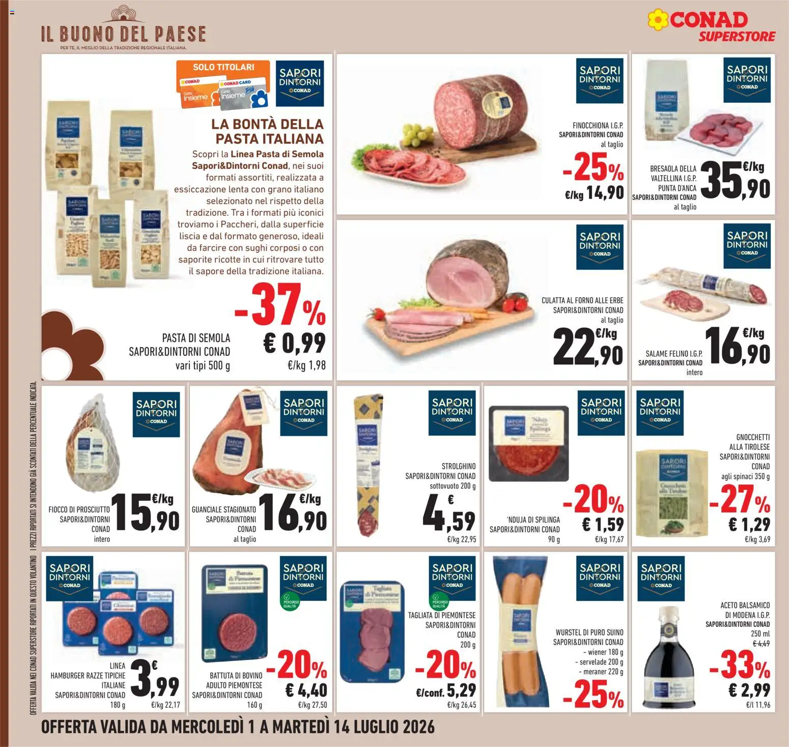 Volantino Conad del 01/07/2026 | Pagina: 20