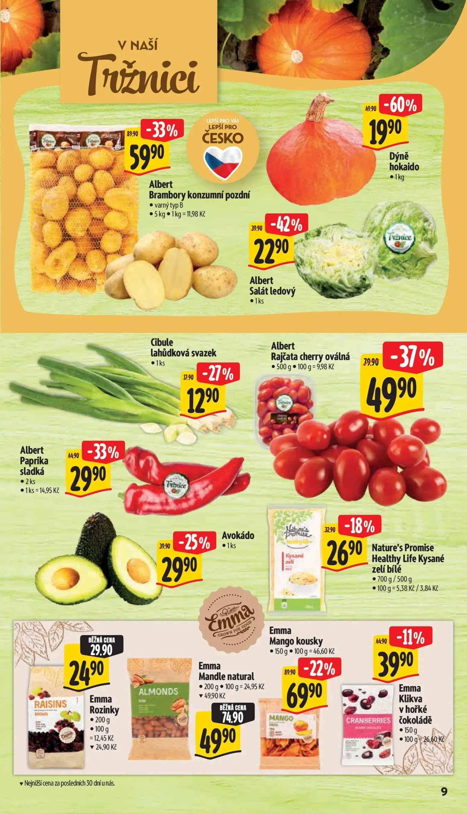Albert leták - Hypermarket - Znojmo od 07.10.2026 | Strana: 23 | Produkty: Paprika, Brambory, Avokádo, Kysané zelí