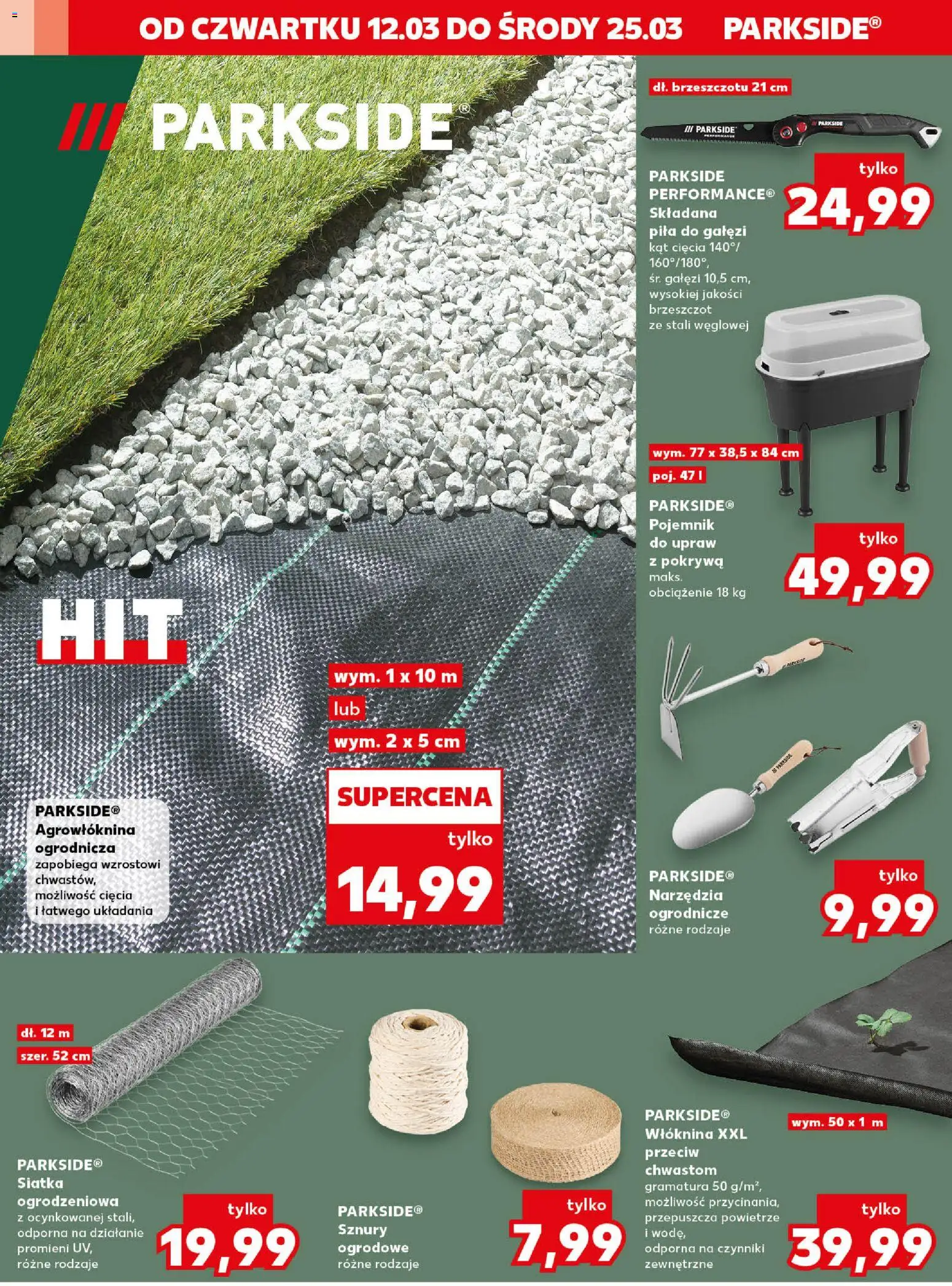 Kaufland Polsko leták - Złap okazje od 12.03.2026 | Strana: 8 | Produkty: Parkside, Pila