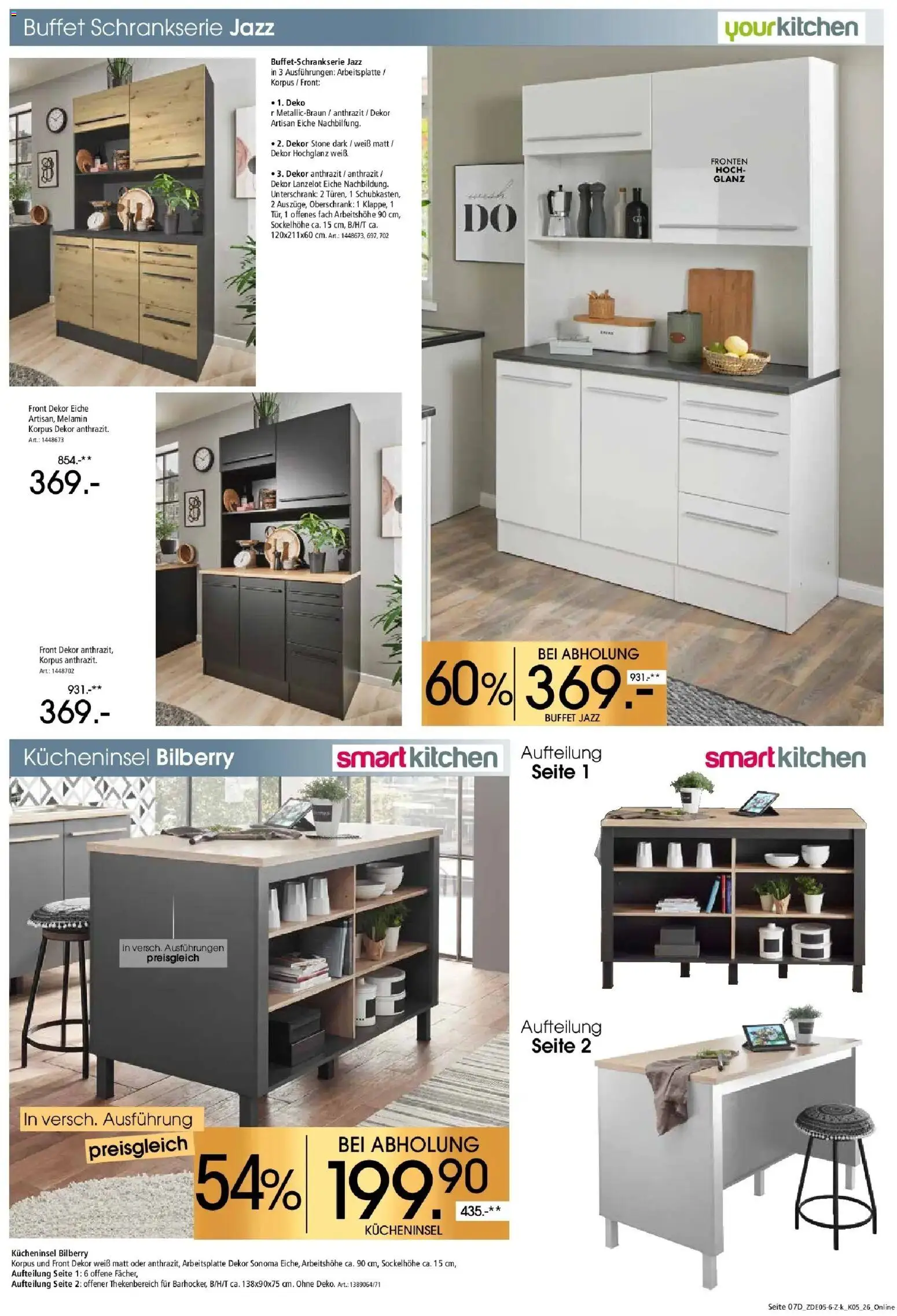 Zurbrüggen Küchen für ihr Zuhause – gültig ab 23.05.2026 | Seite: 15 | Produkte: Unterschrank
