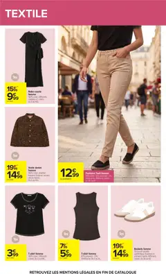 Carrefour - Prévisualisation de Baskets femme, Dessus et semelle synthétique. Doublure et première textile. Différents coloris. Du 36 au 42. valide à partir de 28/07/2026 | Page: 54