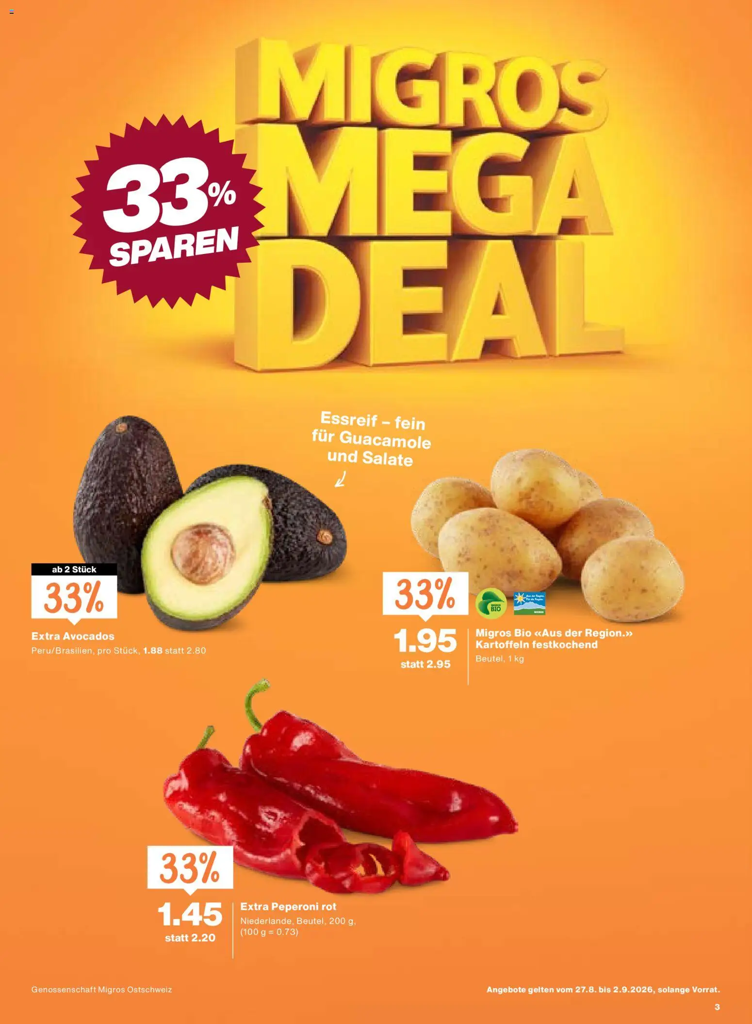 Migros aktionen – gültig ab 27.08.2026 | Seite: 3