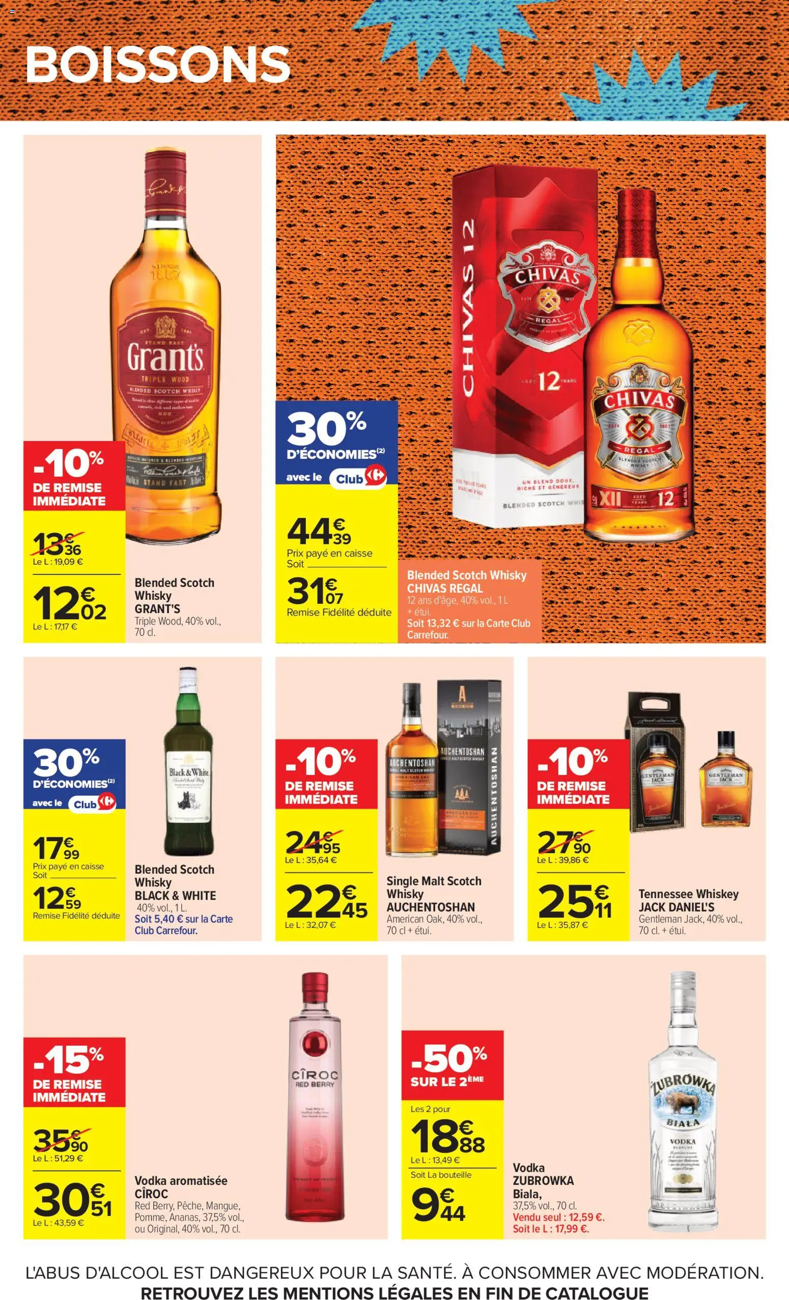 {H1} | Page: 50 | Produits: Vodka, Whisky