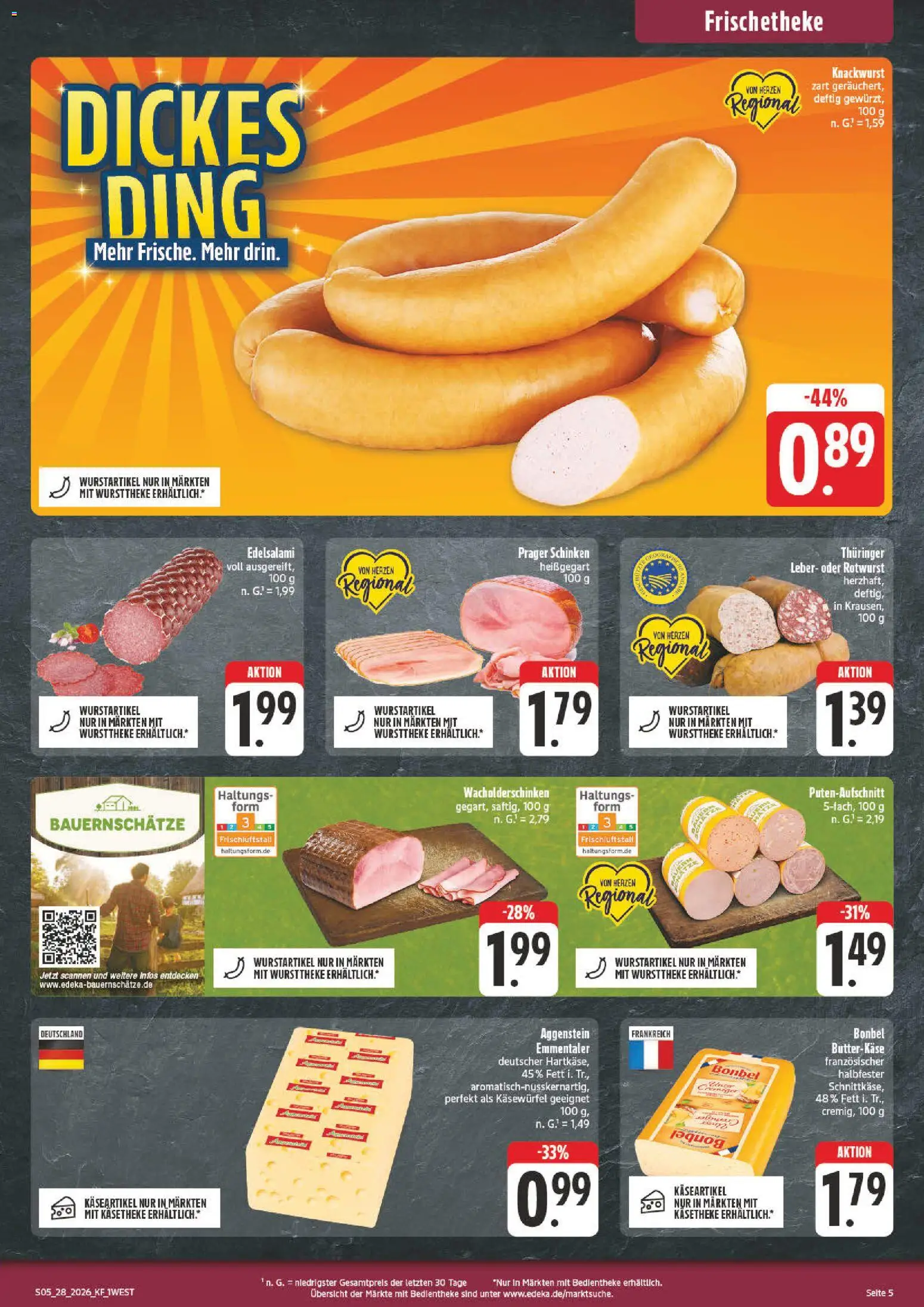 nah & gut Prospekt – gültig ab 06.07.2026 | Seite: 5 | Produkte: Schinken