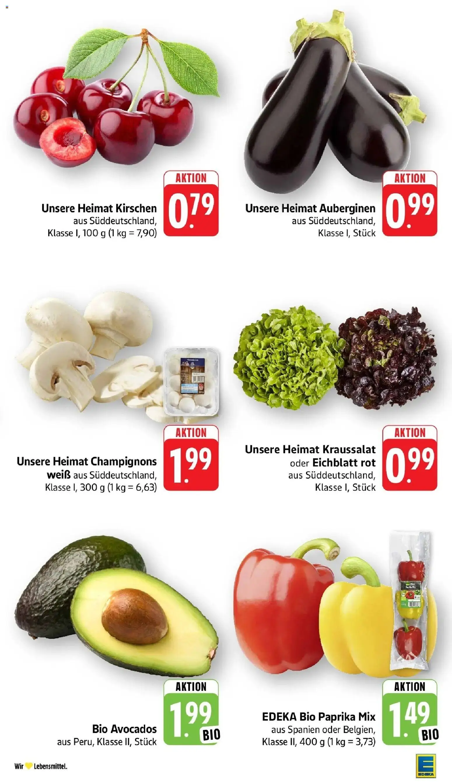 Edeka - EDEKA: Wochenangebote – gültig ab 05.07.2026 | Seite: 5 | Produkte: Kirschen, Champignons, Paprika