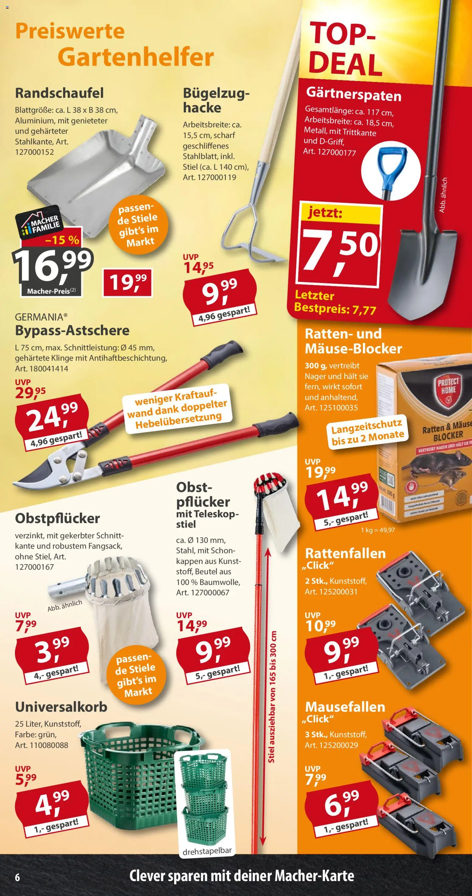 Sonderpreis Baumarkt Prospekt – gültig ab 03.10.2026 | Seite: 6 | Produkte: Top, Obst, Maus