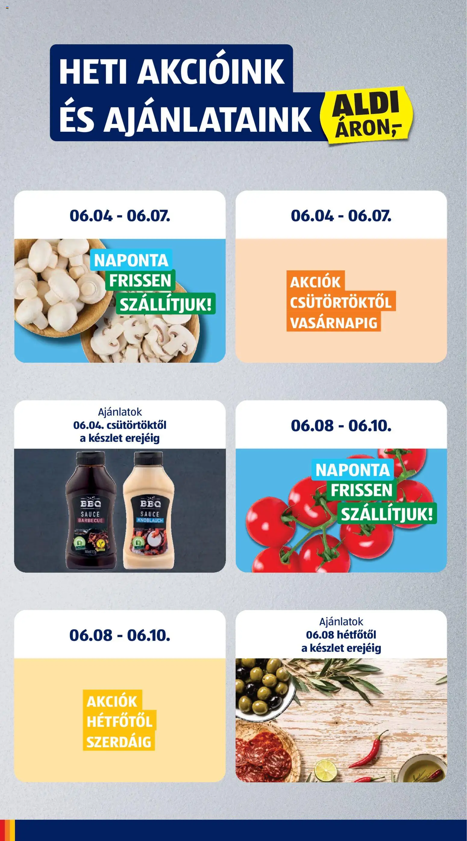 Aldi akciós ujság - amely érvényes a következő dátumtól: 04.06.2026 | Oldal: 6