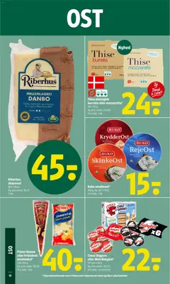 Thise økologisk burrata eller mozzarella*, 100-125 g. Frit valg. 1 stk. gyldig fra 21.05.2026 | Side: 13