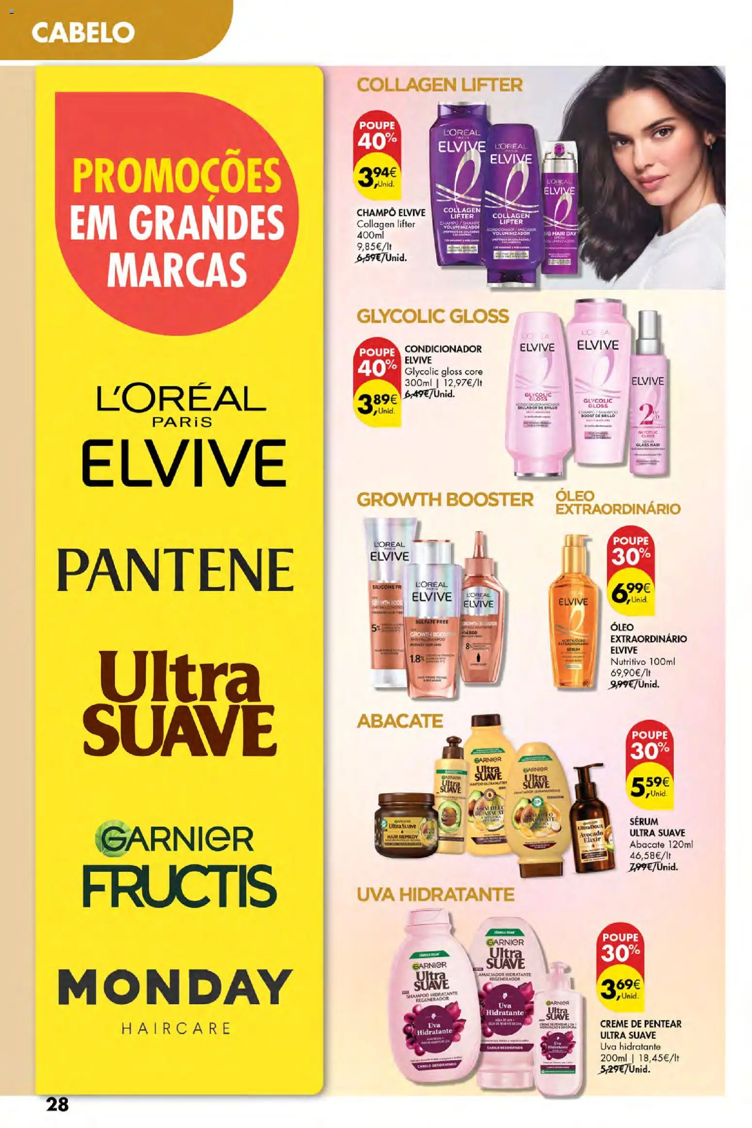 Pingo Doce Poupe Esta Semana Açores │ válido de 24/09/2026 | Página: 28 | Produtos: Shampoo, Óleo, Abacate, Creme