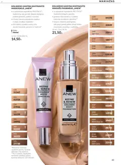 AVON leidinys galioja nuo 2026.09.30 | Puslapis: 61 | Prekių: Makiažo pagrindas, Maskuoklis, Makiažas