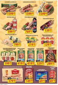 Fortuna Market katalog katalog - pregled Fortuna Market kataloga - važi od 09.10.2026 | Strana: 2 | Proizvode: Pršuta, Suvi vrat, Slanina, Kobasica