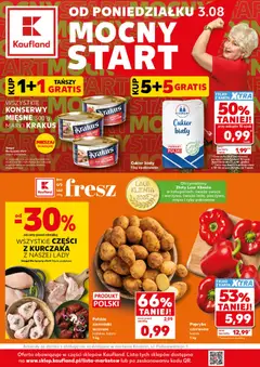 Náhled letáku Kaufland Polsko leták - Mocny start od 03.08.2026