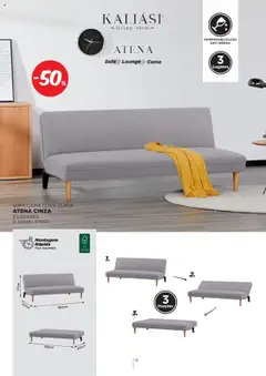 Pré-visualização Espaço Casa - Catálogo Kaliási - Sofás Camas válido de 21.07.2025 | Página: 16 | Produtos: Cama, Sofá