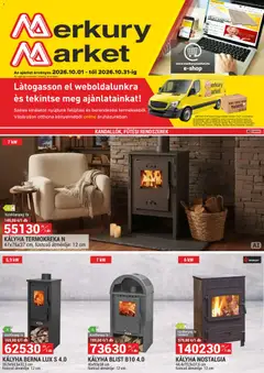 Merkury Market akciós újság - amely érvényes a következő dátumtól: 2026.10.01.