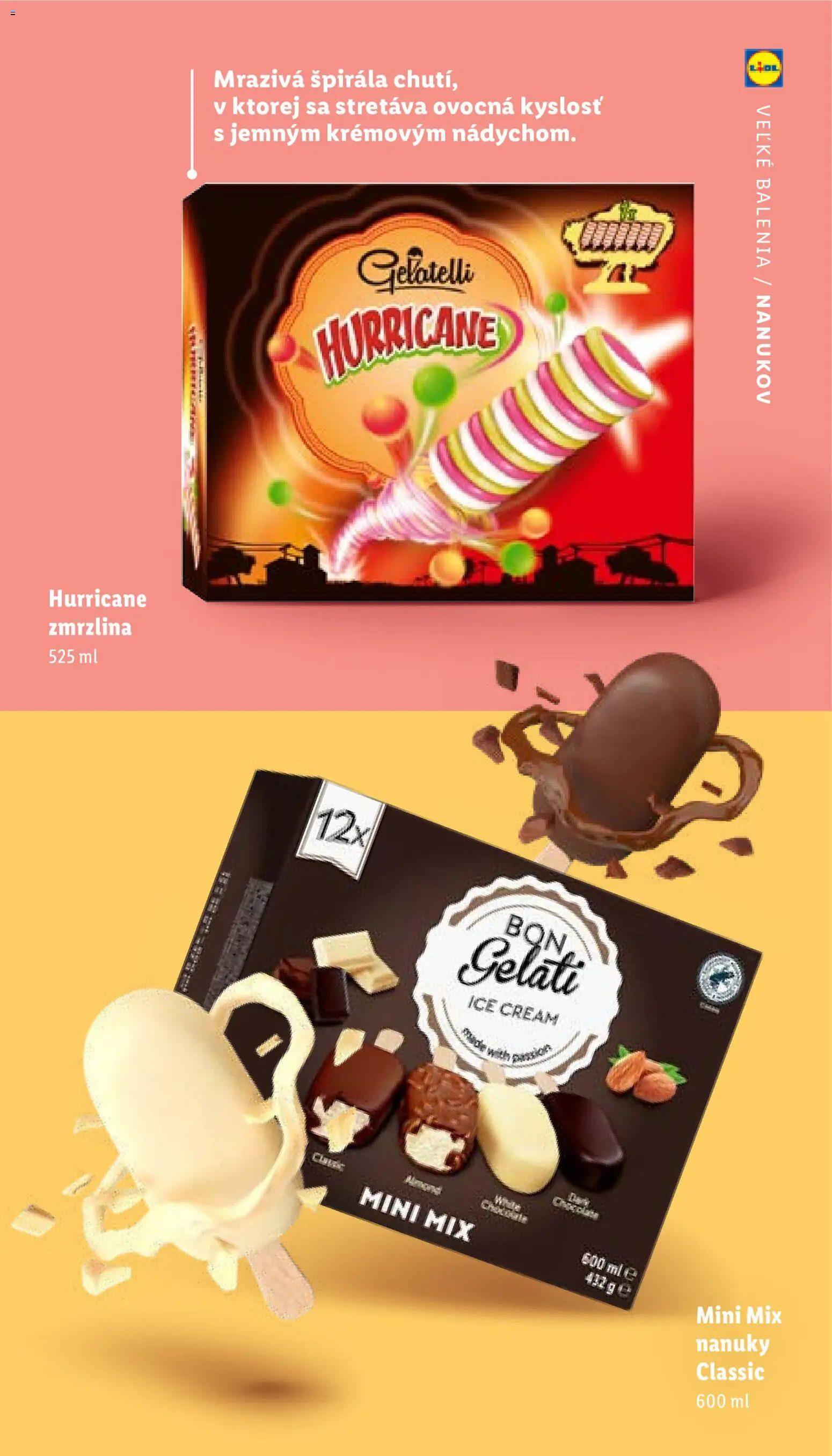 Nové Lidl akcie – leták je platný od 05.05.2026 | Strana: 22 | Produkty: Zmrzlina, Nanuky