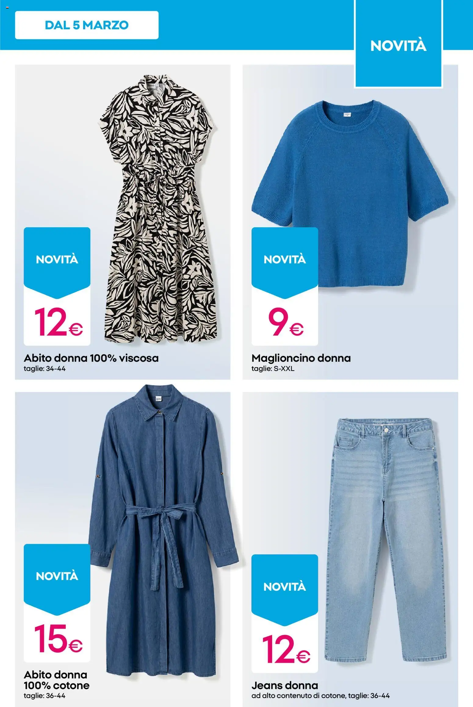 Volantino Pepco del 05.03.2026 | Pagina: 5 | Prodotti: Abito, Jeans