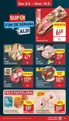 Pré-visualização Aldi folheto válido de 04.05.2026 | Página: 23 | Produtos: Frango, Pão, Mel