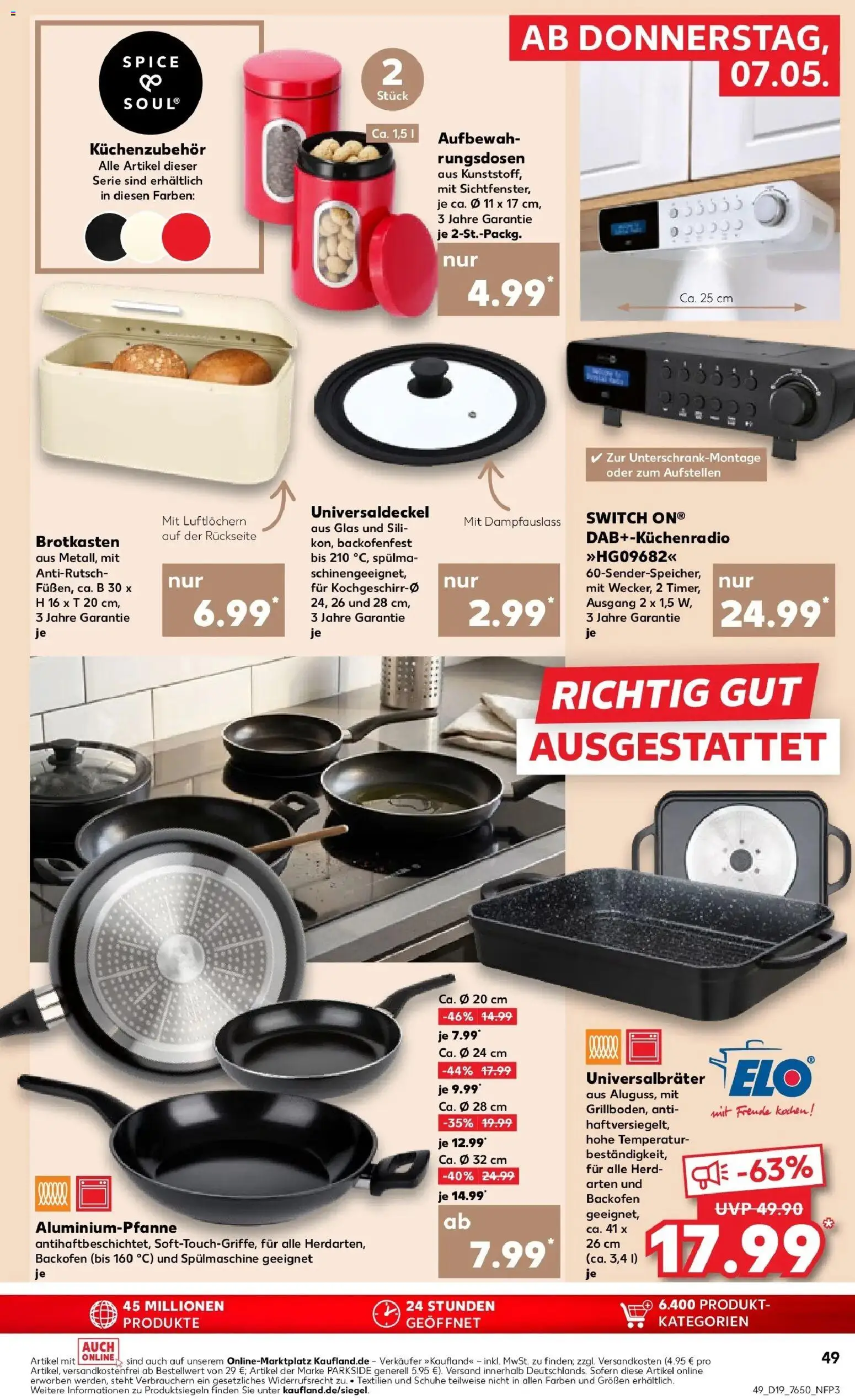 Prospekt Kaufland ab 04.05.2026 » Angebote Online zum Blättern | Seite: 54 | Produkte: Herd, Backofen, Radio