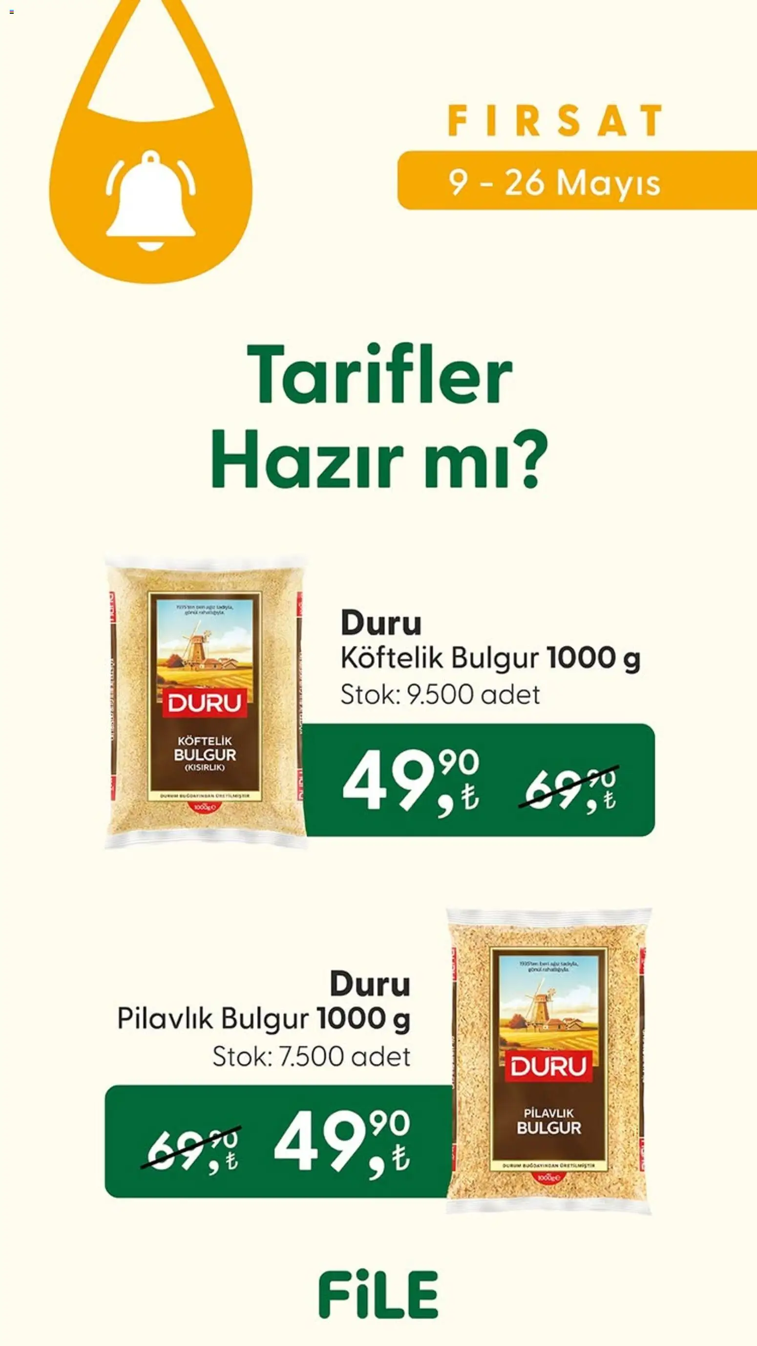 File Market İndirim - 09.05.2026 tarihinden itibaren geçerlidir | Sayfa: 3