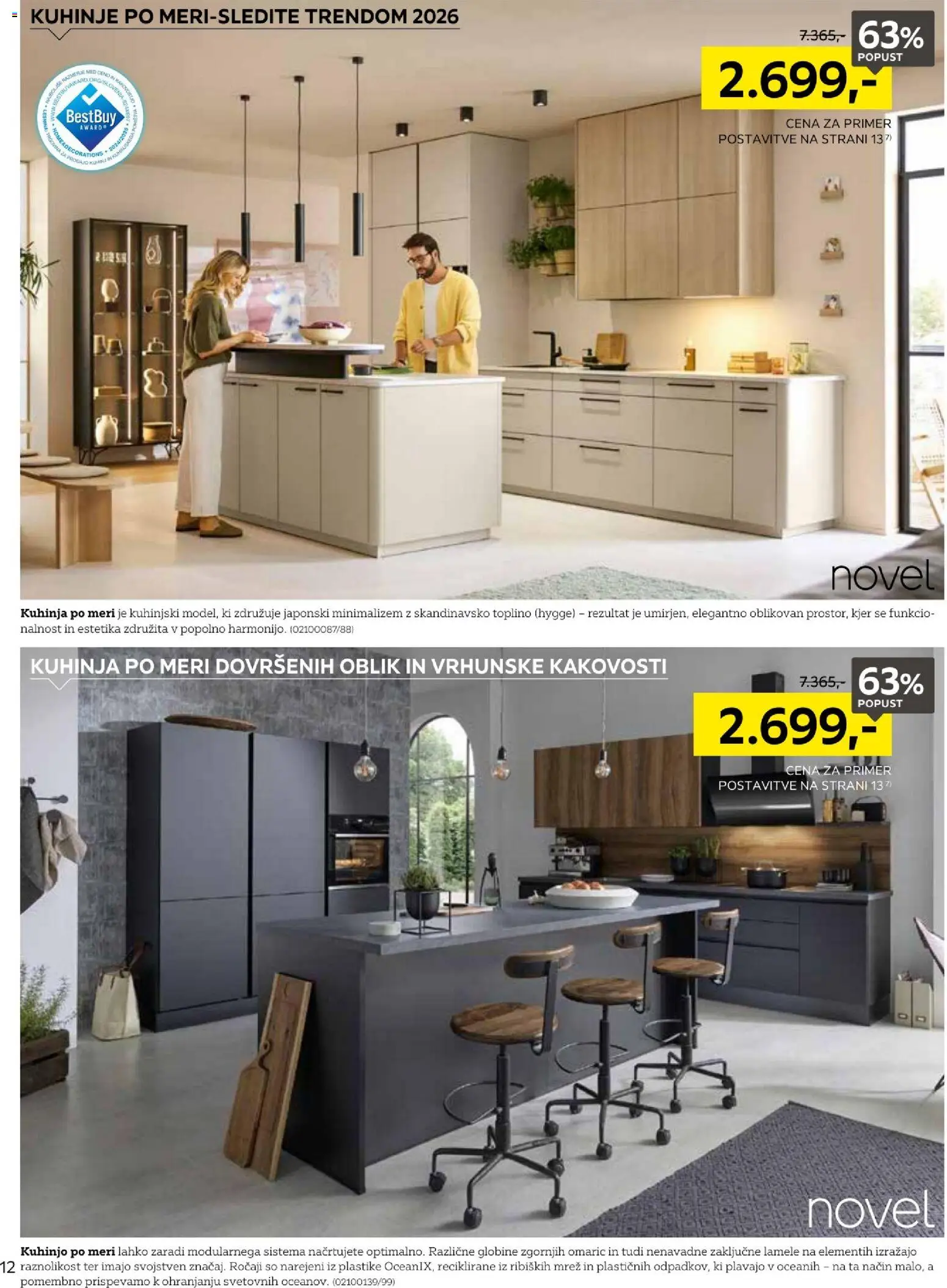 Novi XXXL Lesnina katalog ponudbe – veljaven od 18.08.2026 | Stran: 12 | Izdelki: Med, Kuhinja