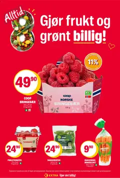 Forhåndsvisning av Coop Extra kundeavis gyldig fra 31/08/2026 | Side: 9 | Produkter: Frukt, Bringebær, Ved