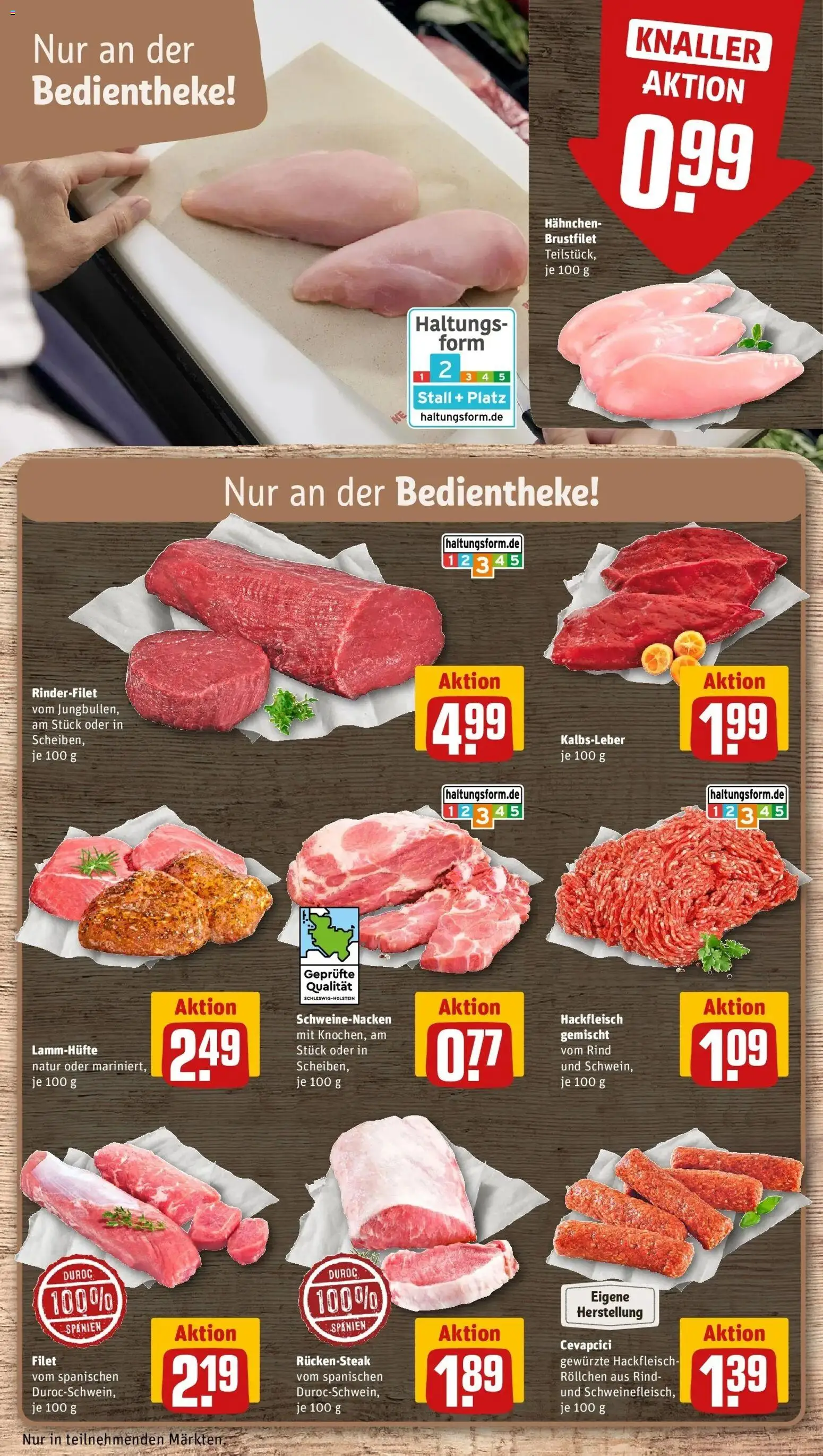 Rewe Prospekt Quickborn	 – gültig ab 10.05.2026 | Seite: 12 | Produkte: Rinderfilet, Cevapcici, Steak, Hackfleisch