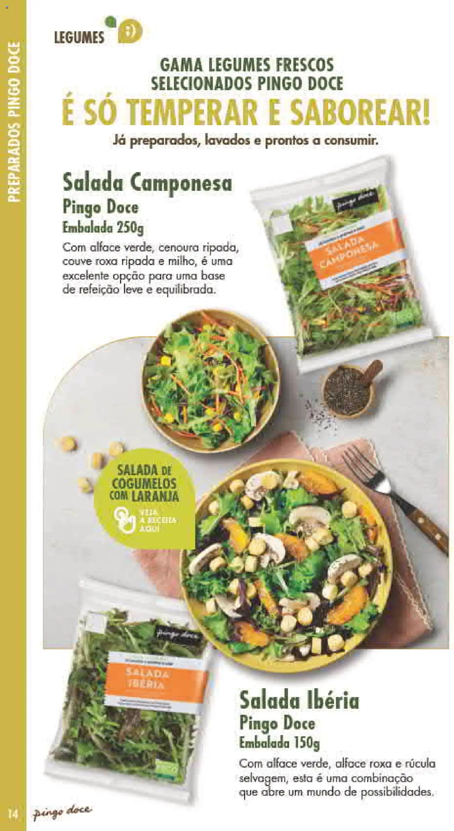 Pingo Doce Fruta e Legumes │ válido de 30/06/2026 | Página: 14 | Produtos: Base, Salada, Alface, Couve