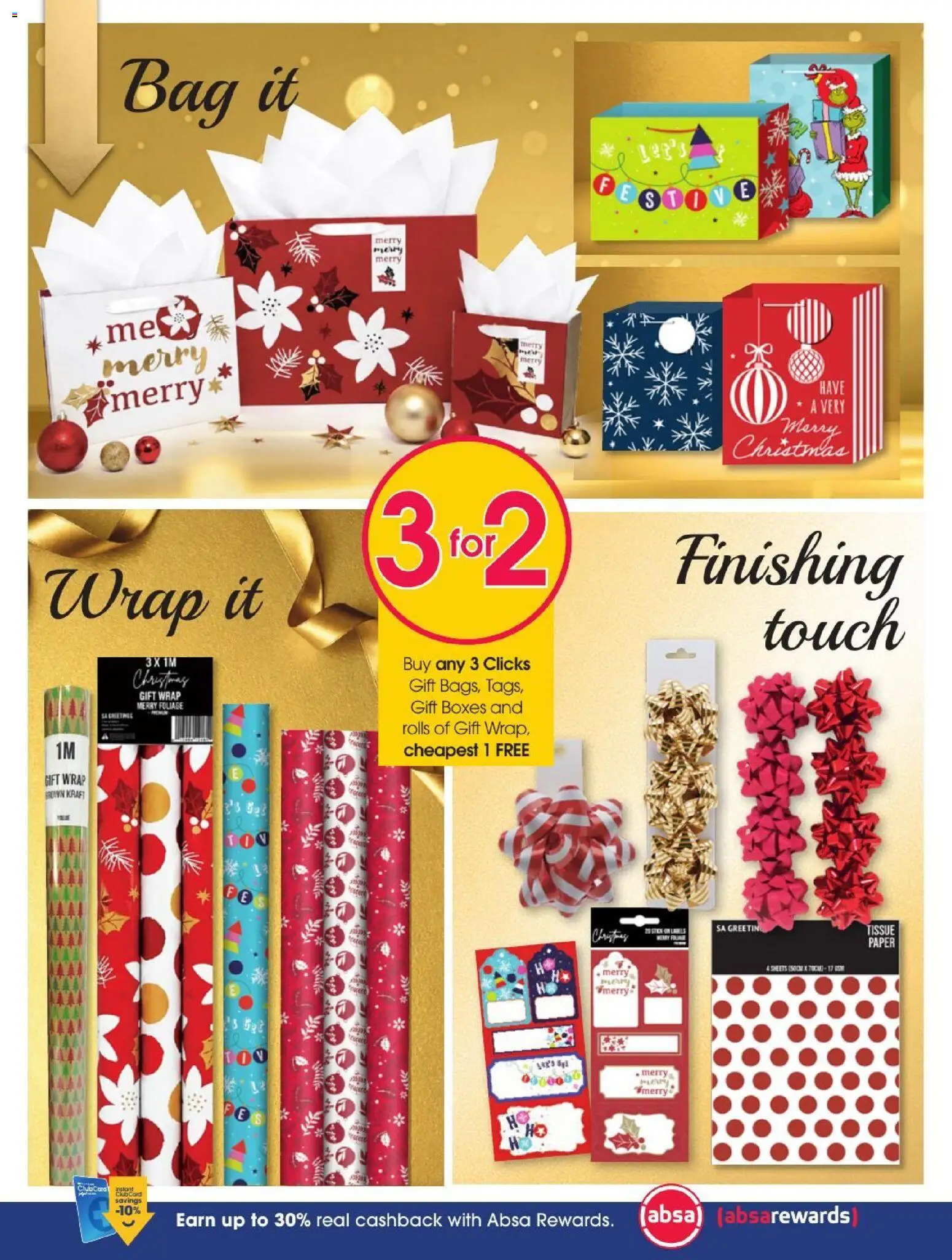 New Clicks catalogue – valid from 27/10/2026 | Page: 128 | Products: Bag, Paper