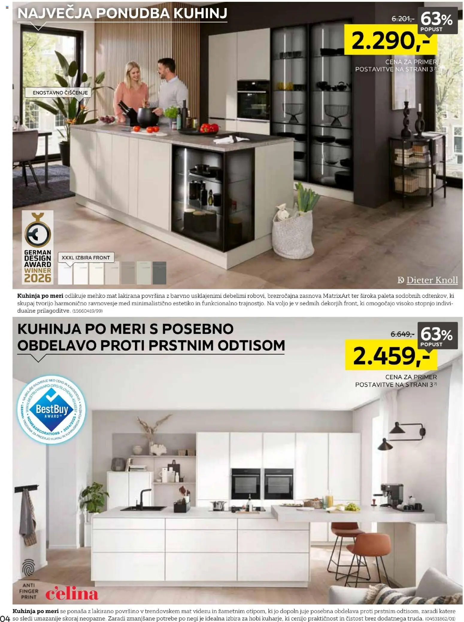 Novi XXXL Lesnina katalog ponudbe – veljaven od 20.07.2026 | Stran: 4 | Izdelki: Kuhinja