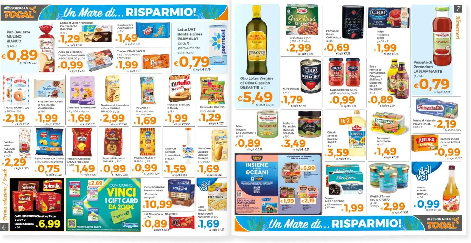 Volantino Tocal del 30/06/2026 | Pagina: 4 | Prodotti: Crackers, Pera, Mais, Totano