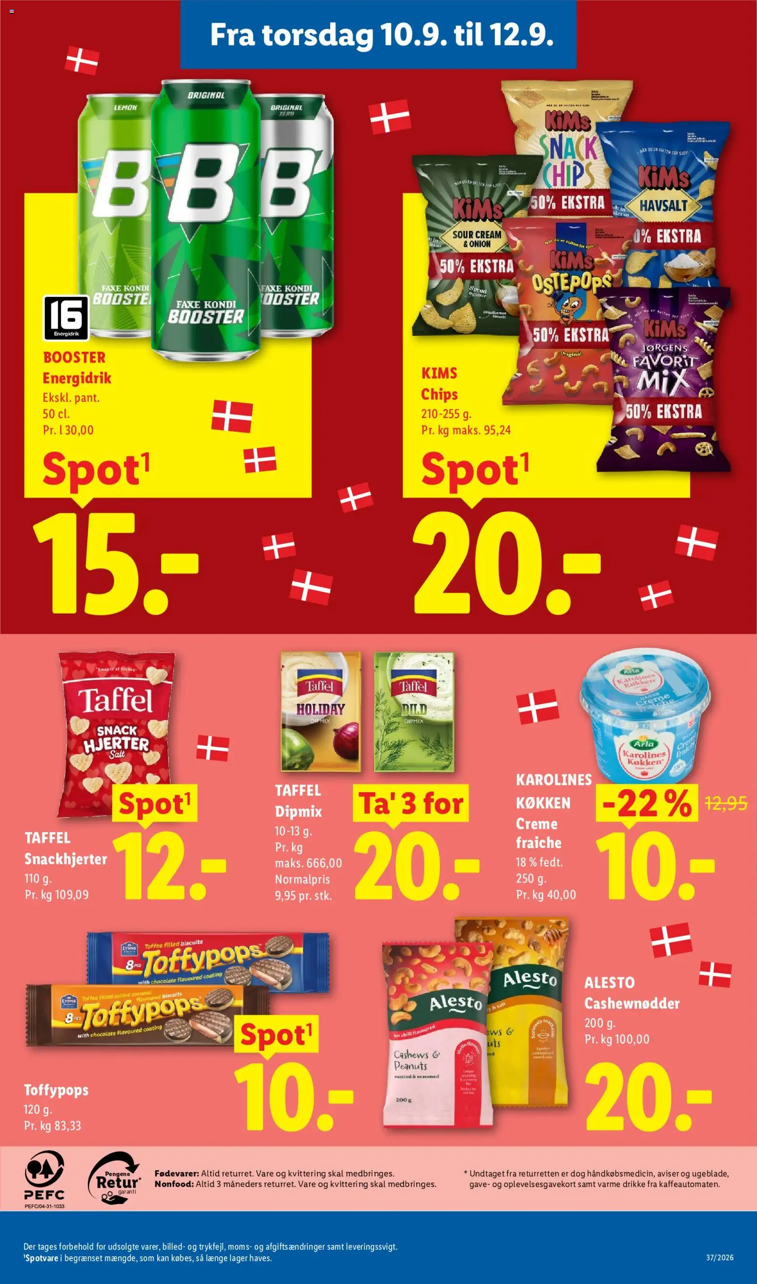 Lidl tilbudsavis – gyldig fra 06/09/2026 | Side: 36 | Produkter: Creme, Peanuts, Salt, Søm