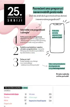 Oriflame katalog April Maj 2026 - pregled Oriflame kataloga - važi od 22.04.2026 | Strana: 10 | Proizvode: Šminka