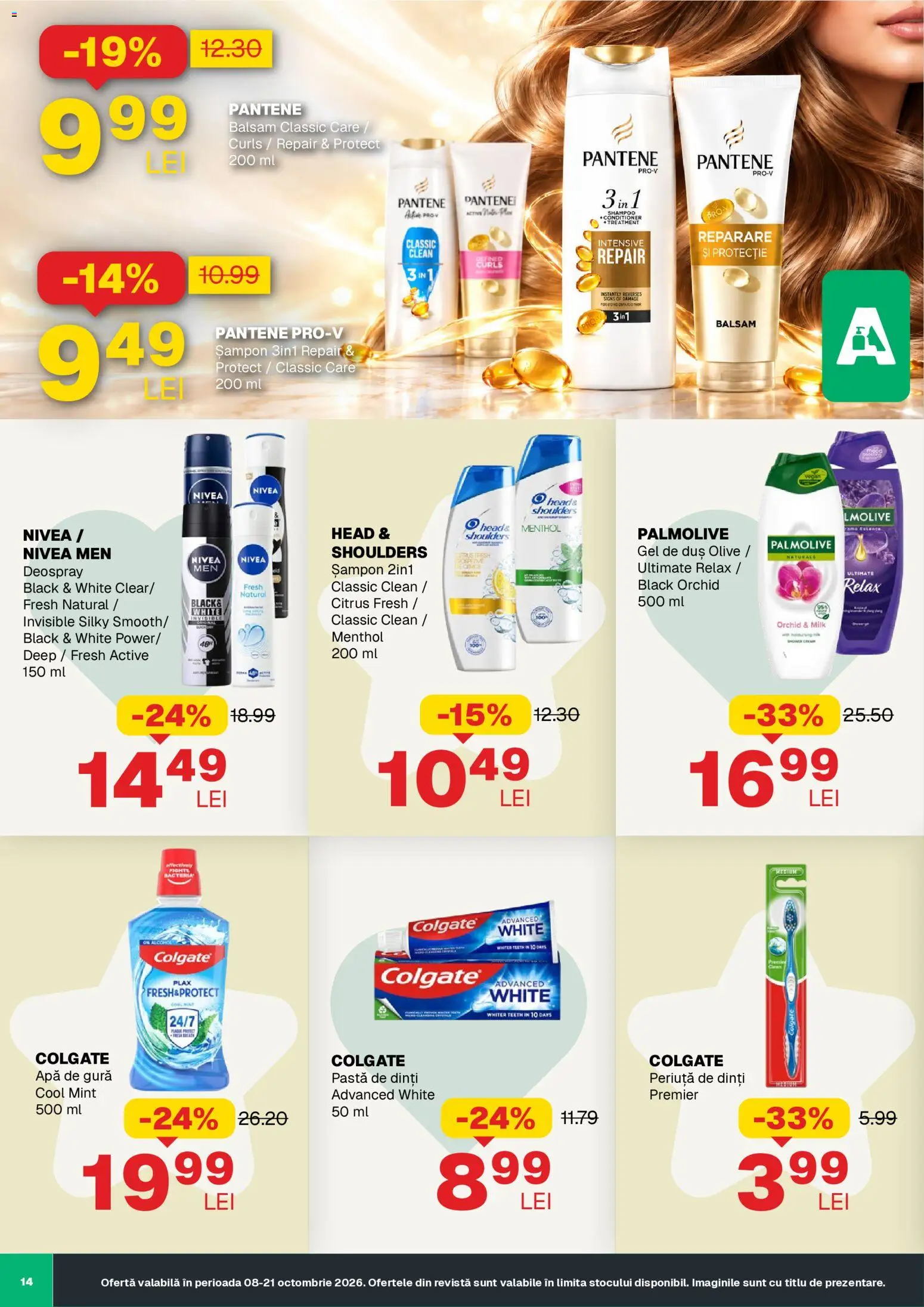 Noul catalog Annabella – valabil de la 08.10.2026 | Pagină: 14 | Produse: Clean, Balsam, Apă de gură, Black