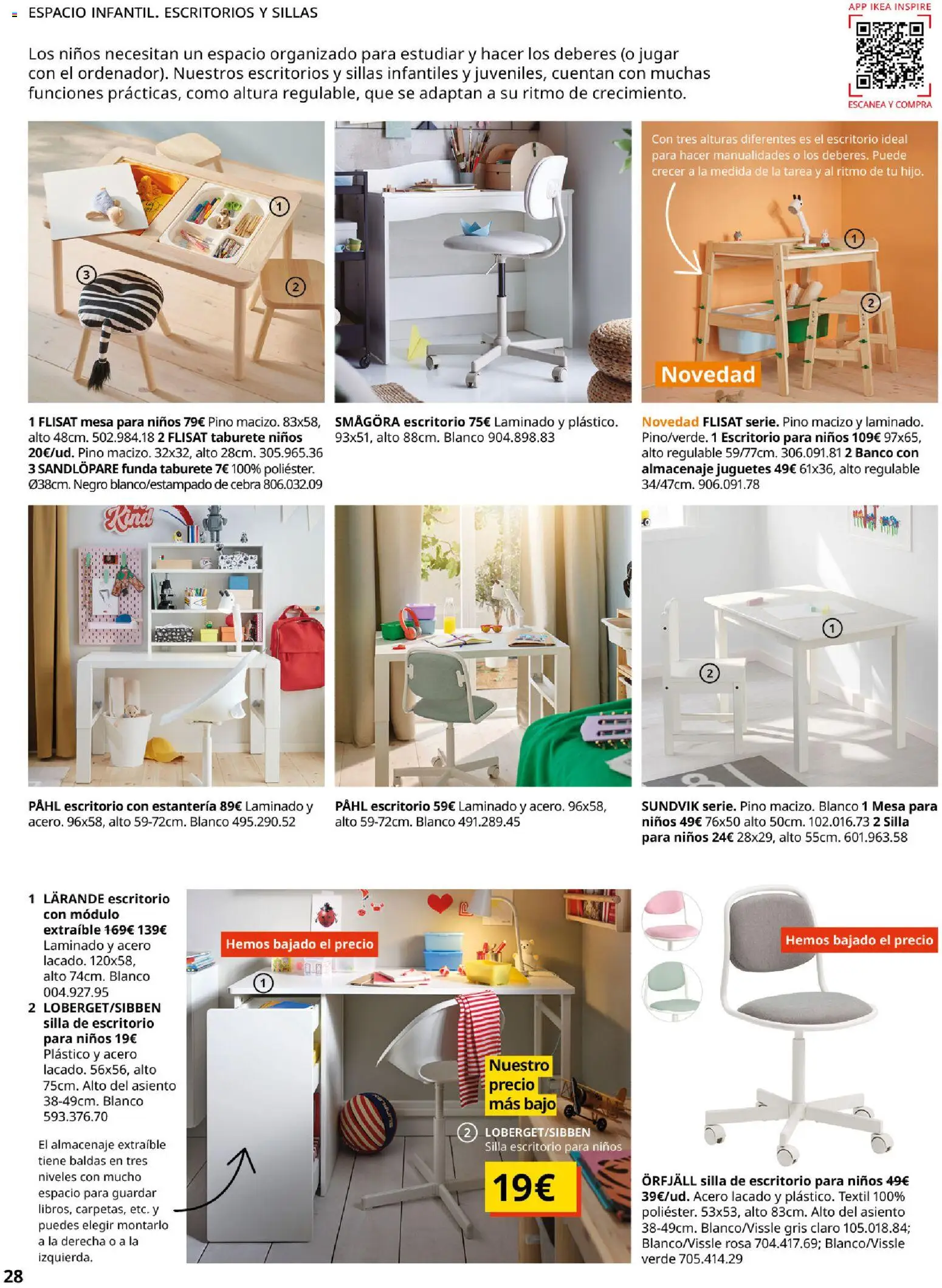 Catálogo IKEA Oficina en casa │ válido desde el 01.02.2026 | Página: 28 | Productos: Juguetes, Almacenaje, Mesa, Mesa para niños