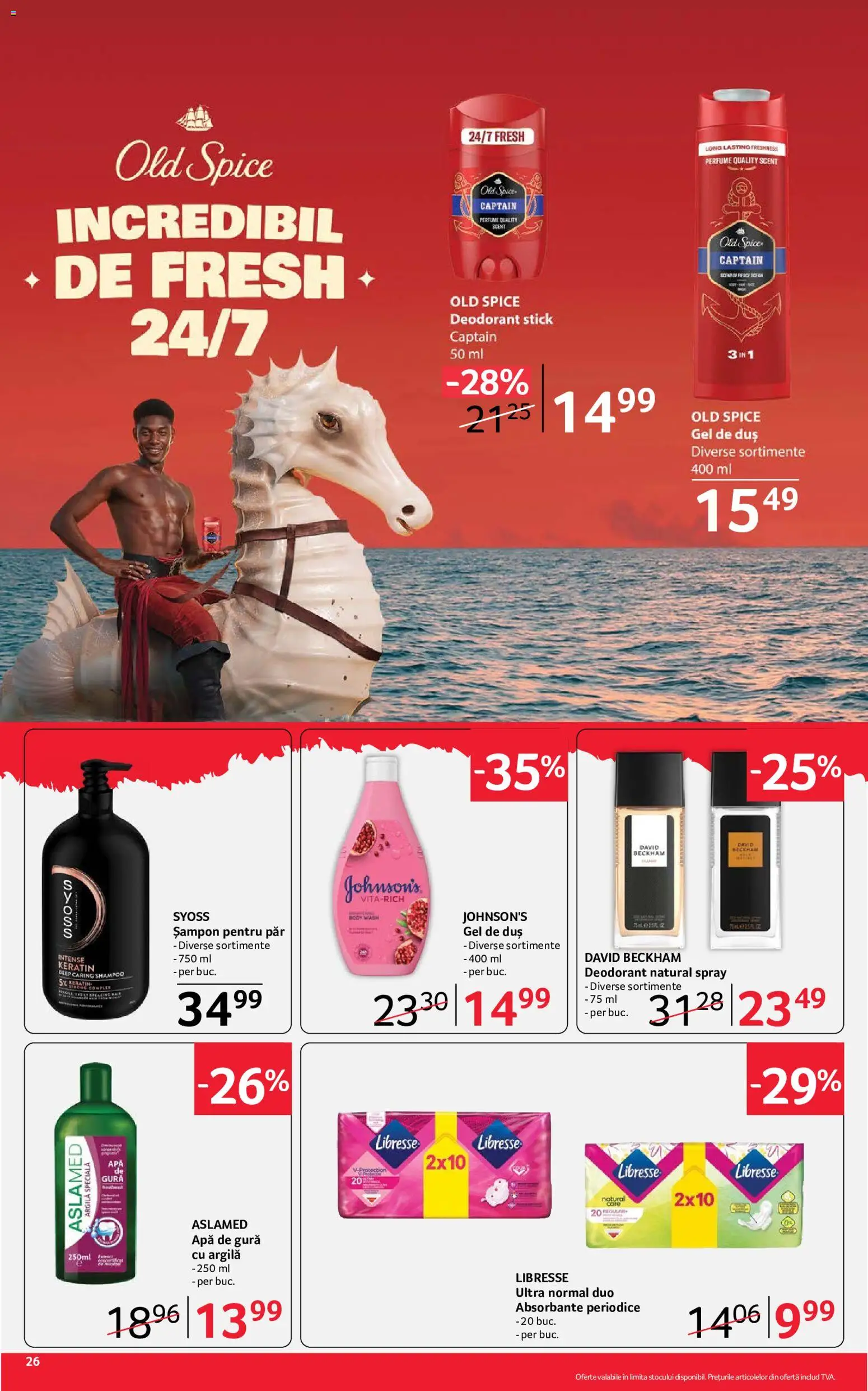 Noul catalog Selgros – valabil de la 10.07.2026 | Pagină: 26 | Produse: Kısırlaştırılmış Kedi Maması, Body, Duș, Apă