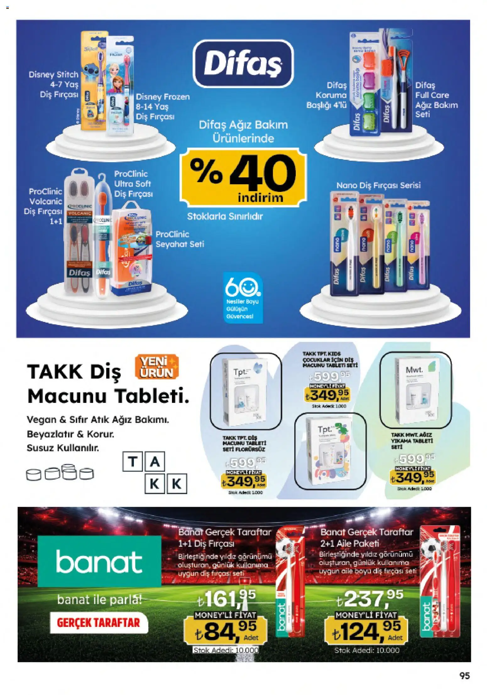 Migros Katalog - 5M Migroskop Dijital - 09 Temmuz 2026 tarihinden itibaren geçerlidir | Sayfa: 95 | Ürünler: Diş fırçası