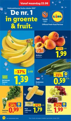 Pitloze rode of witte druiven, Schaal 500 g - Voorbeeld van een folder van Lidl, geldig van 22-06-2026 | Pagina: 4