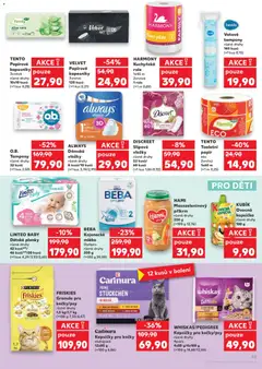 Náhled letáku LINTEO BABY, Dětské pleny, různé druhy, 46 kusůVP/50 kusů, (=1 kus 4,29/3,92/3,60), Linteo Baby diapers, various types, 46 pieces/50 pieces. od 01.07.2026 | Strana: 43 | Produkty: Toaletní papír, Plenky, Pleny, Hami