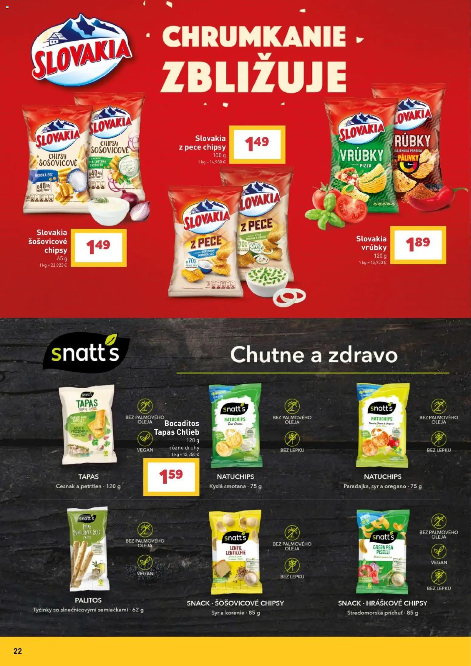 Nové Billa akcie – leták je platný od 30.09.2026 | Strana: 22 | Produkty: Pizza, Chipsy, Korenie, Soľ