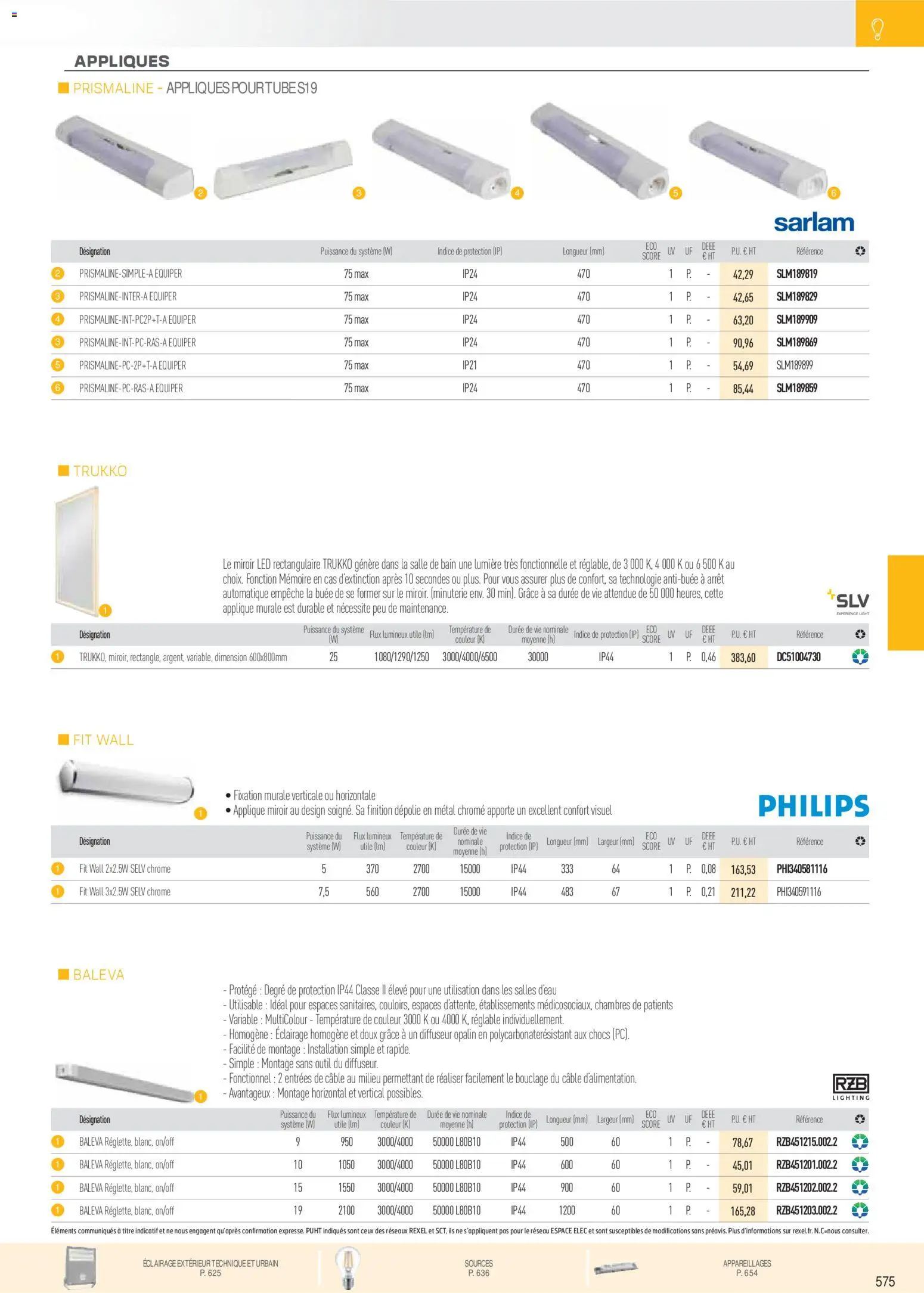 {H1} | Page: 67 | Produits: Câble, Éclairage, Miroir, Miroir LED