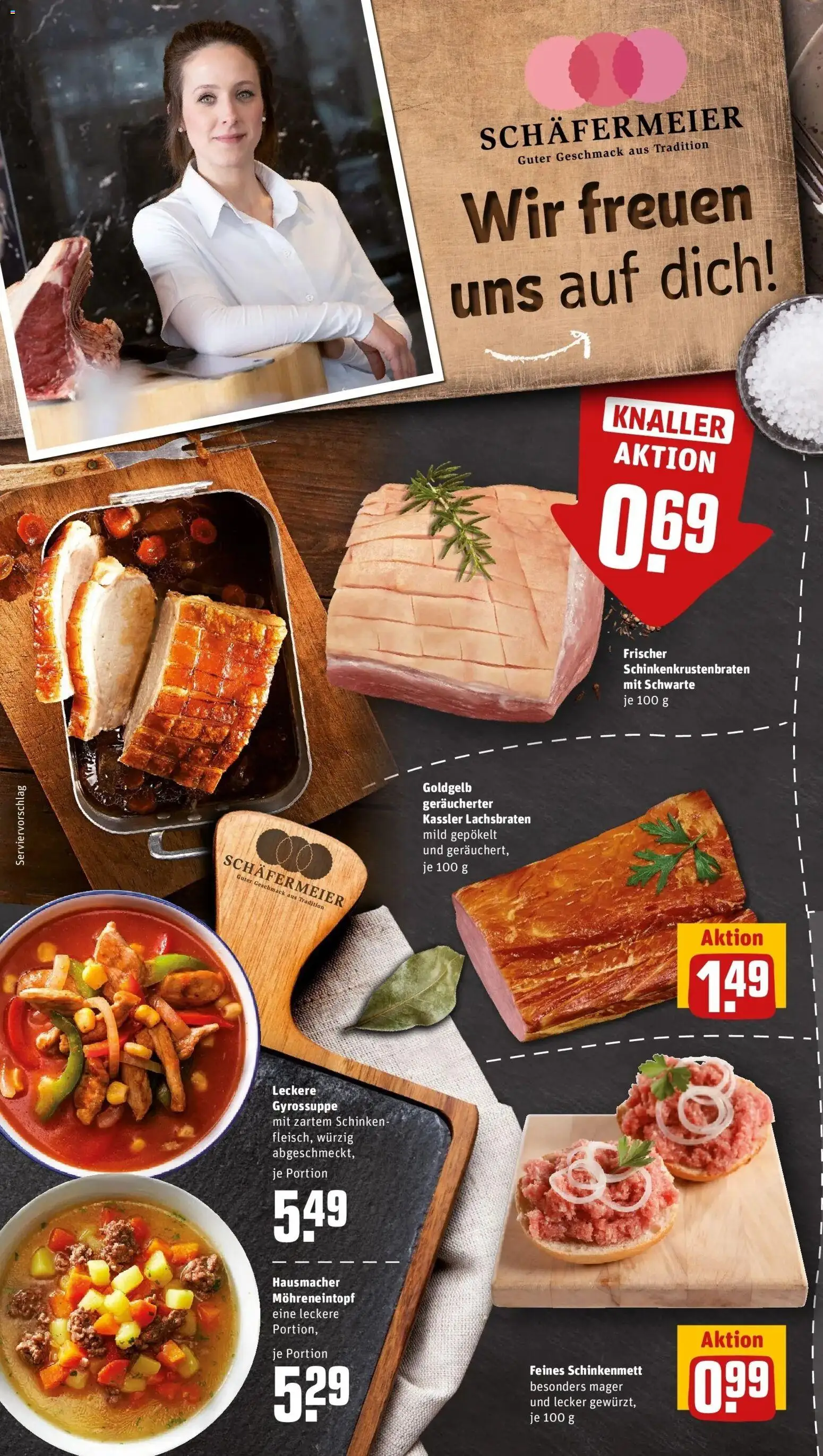 REWE Prospekt ab 12.10.2026 zum Blättern » Angebote | Seite: 8 | Produkte: Schinken