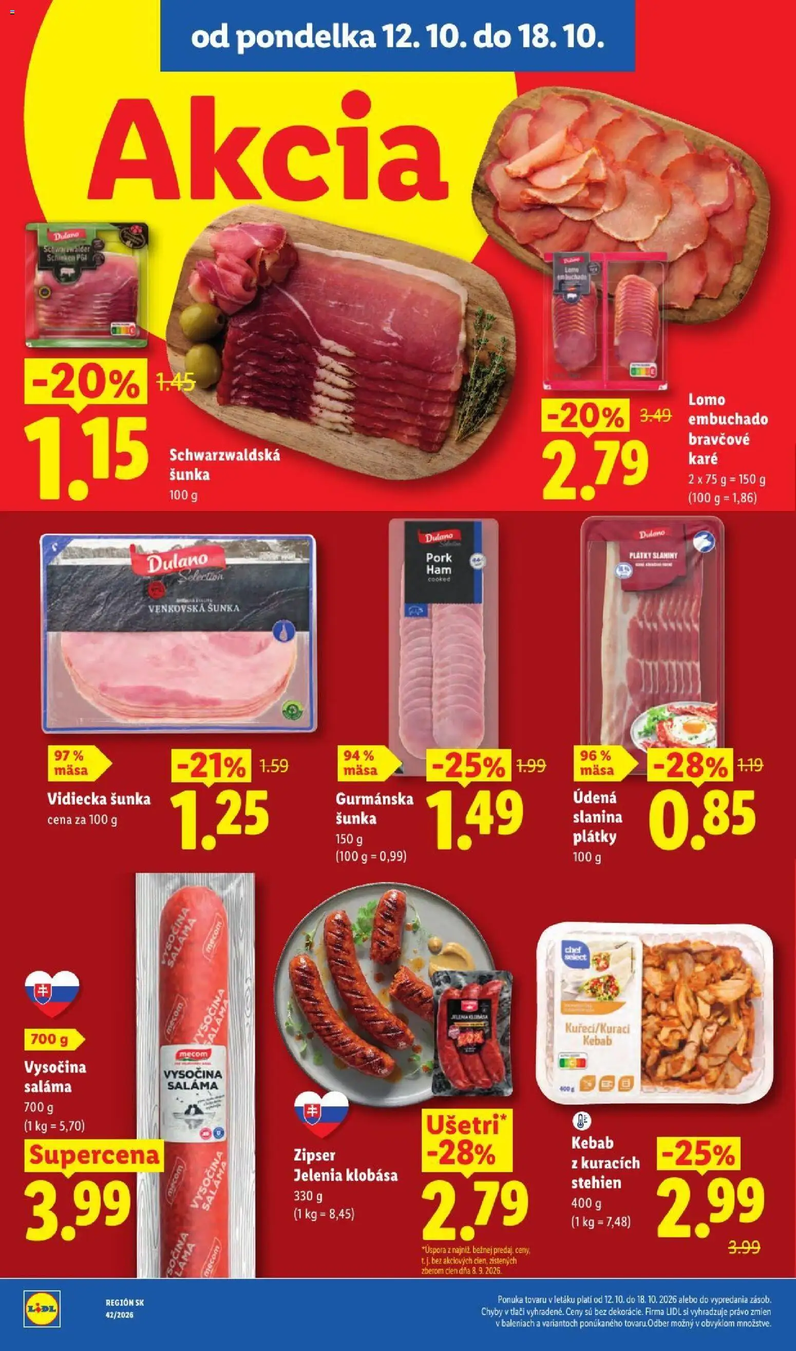Nové Lidl akcie – leták je platný od 12.10.2026 | Strana: 50