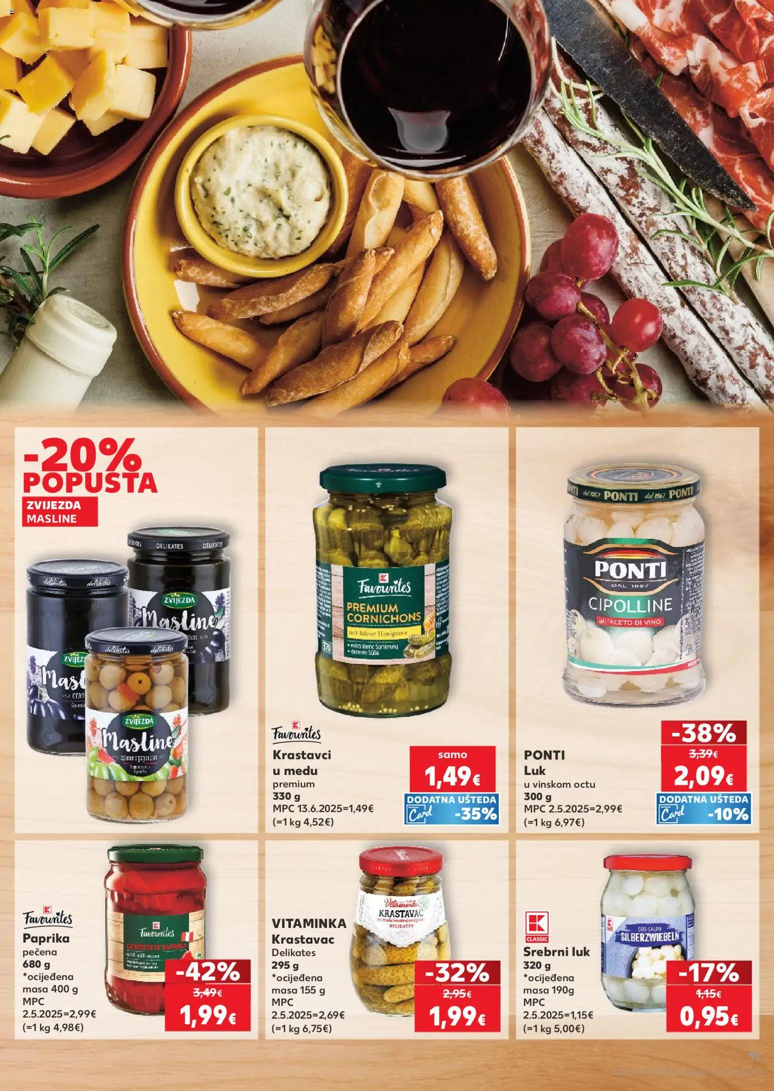 Kaufland katalog | vrijedi od 29.07.2026 | Stranica: 11 | Proizvodi: Paprika, Krastavac, Krastavci, Luk